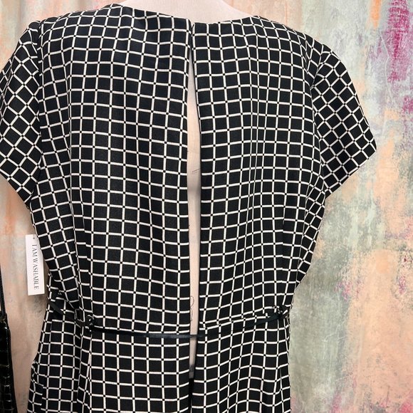 NWT๐Shelby & Palmer Dash - Dot Clean Lines Work to Weekend Dress with Pockets - Picture 11 of 16